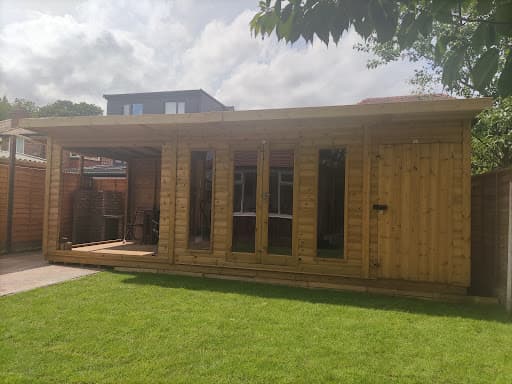 Aardvark Joinery Shed & Garage Show Site — Customer photo