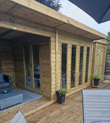 Aardvark Joinery Shed & Garage Show Site — Customer photo