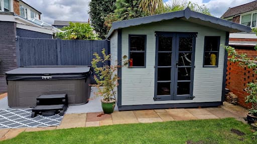 Aardvark Joinery Shed & Garage Show Site — Customer photo