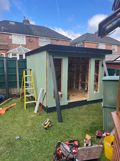 Aardvark Joinery Shed & Garage Show Site — Customer photo