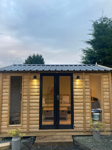 Aardvark Joinery Shed & Garage Show Site — Customer photo