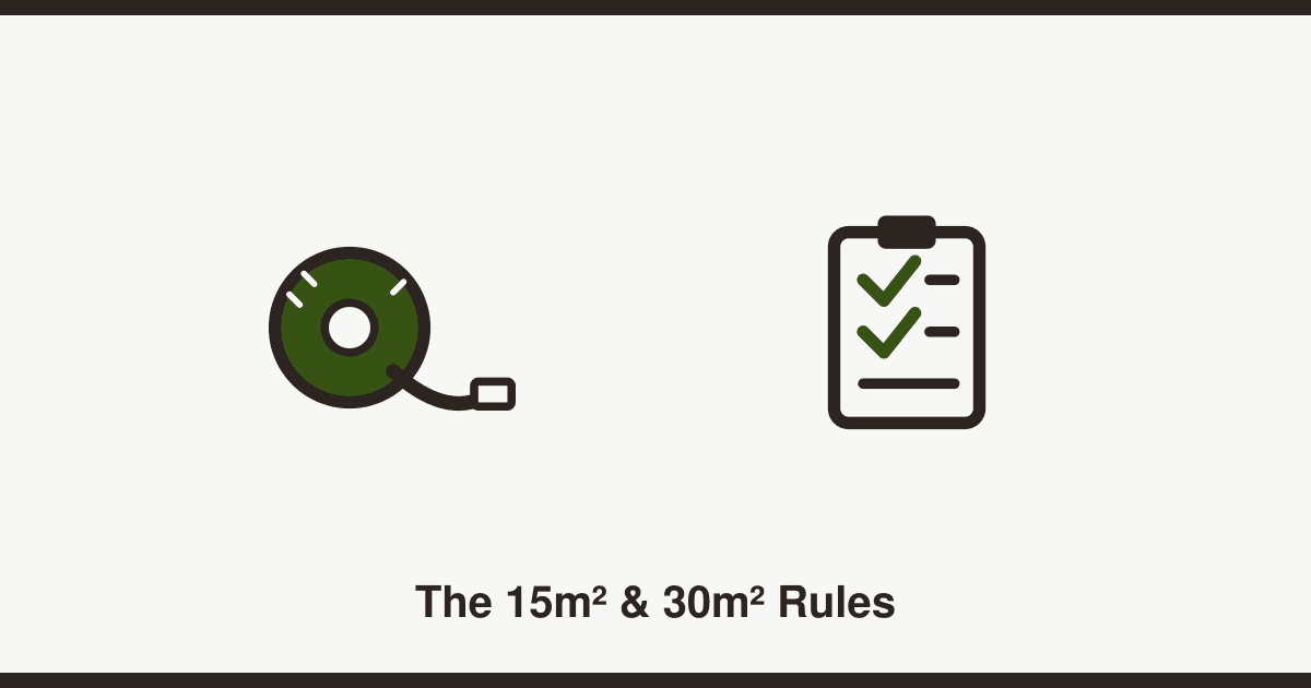 Garden room building regulations: the 15m² and 30m² rules explained